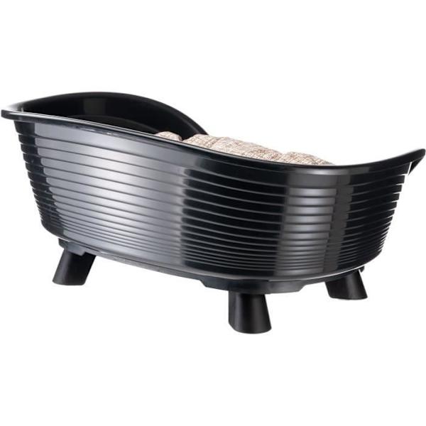 Korg - FERPLAST - THRONE 4 - Med relaxdyna - Svart
