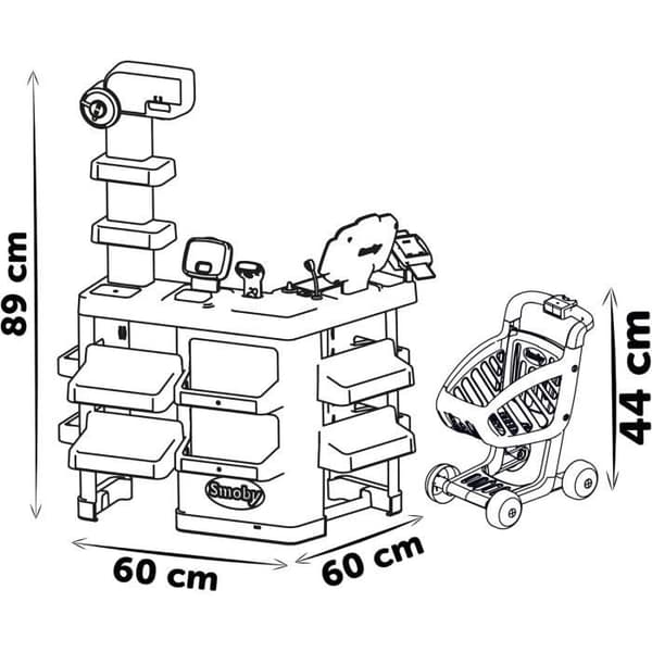 Smoby - Supermarket - 3 år gammal