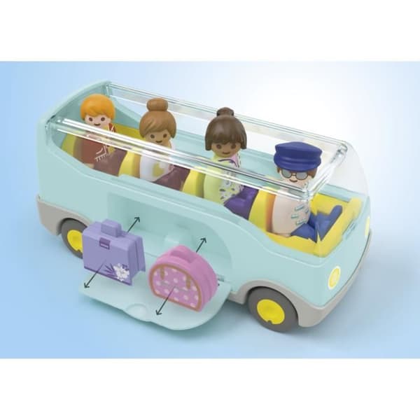 PLAYMOBIL Junior 71682 Resebuss, Ålder 12 månader