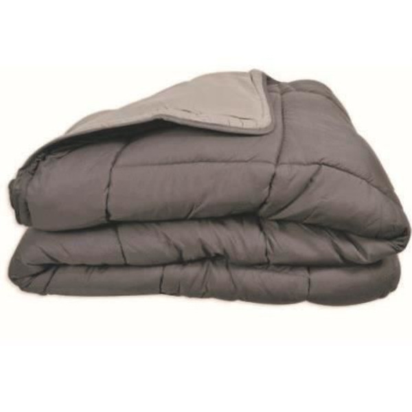 Mikrofiberduvet 400g / m² CALGARY Steel & Silver 220x240cm