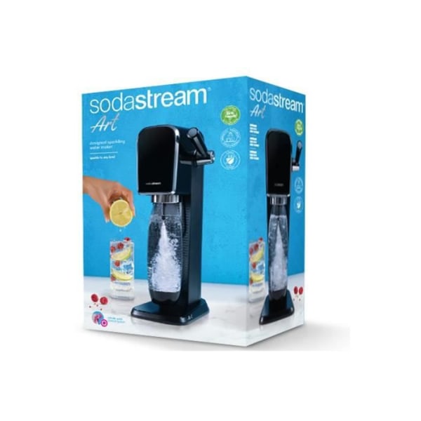 Sodastream Soda Machine - + Sparkling Water Machine Black Art Pack Diskmaskin