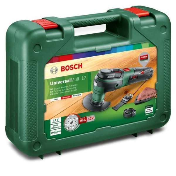 BOSCH UniversalMulti 12 multifunktionsverktyg - 1 batteri - 12 V 2,5 Ah