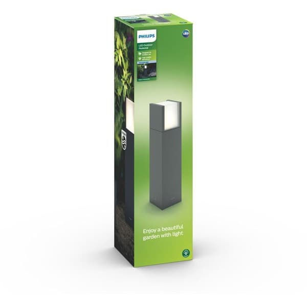 Gulvlampe - PHILIPS - Arbour - 4000K - Antracit - 1x6W - IP44