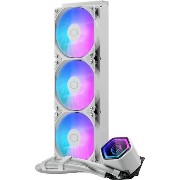 COOLER MASTER - MasterLiquid 360 Core II White Edition - Vattenkylning AIO - 120mm fläktar