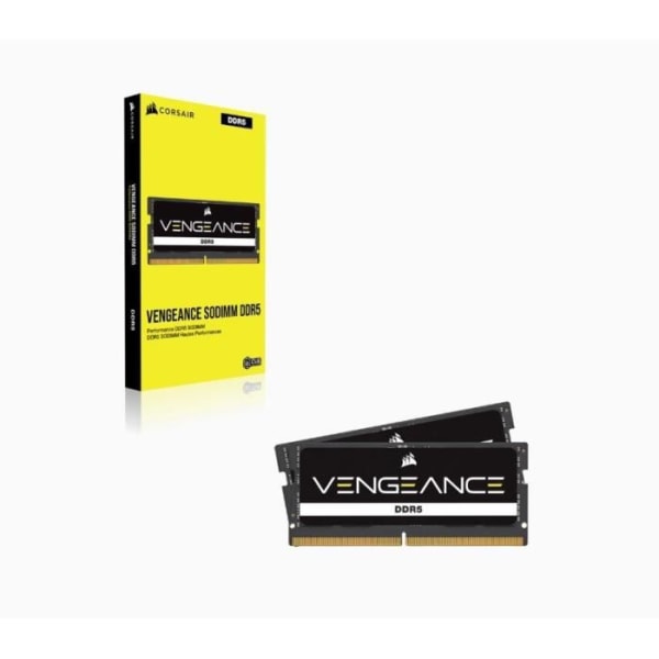 RAM -minne - Corsair - Vengeance DDR5 - 16GB 1x16GB SODIMM - 4800 MHz - 1.1V - Svart (CMSX16GX5M1A4800C40)