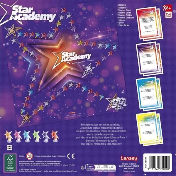 STAR ACADEMY - THE GAME - Brädspel