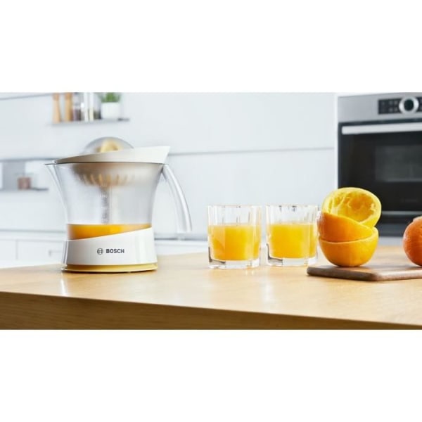 BOSCH - Citrusjuicer - 25 W - kapacitet 0,8 L - transparent tank - tryckdrift