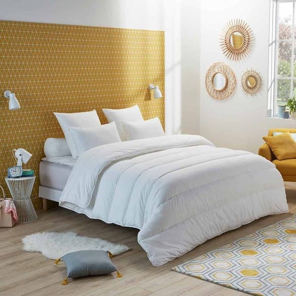 DODO Mellantjockt Påslakan 250g/m² - THE AUTHENTIC - 140 x 200 cm - Vit
