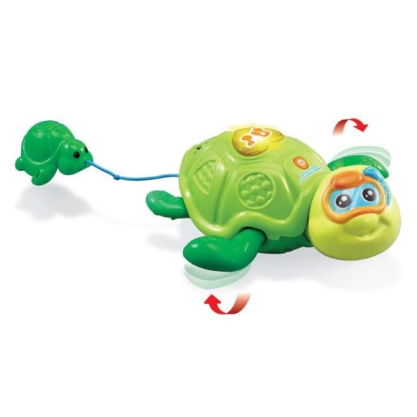 VTECH BABY - Badleksak - Mamma sköldpadda och babysimmare
