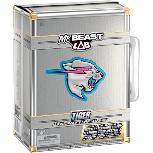 Samlarfigur - Älgleksaker - Mr. Beast Lab Tiger - 8,8 cm, Samling