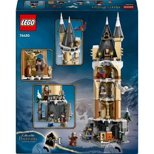 LEGO Harry Potter 76430 Hogwarts slott voljär, djurleksak för barn
