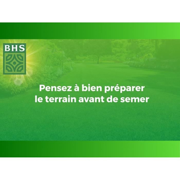 Gräsmatta - BHS - Seaside Lawn 3 kg | Resistent mot vind, torka och salt | Vacker, attraktiv och robust sommargräsmatta.
