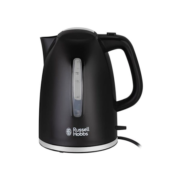 RUSSELL HOBBS 22591-70 - Textures Plus vattenkokare - 1,7L - 2400 W - Svart
