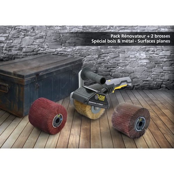 FARTOOLS - Renovator REX120C - Trä & Metall Special - Plana ytor