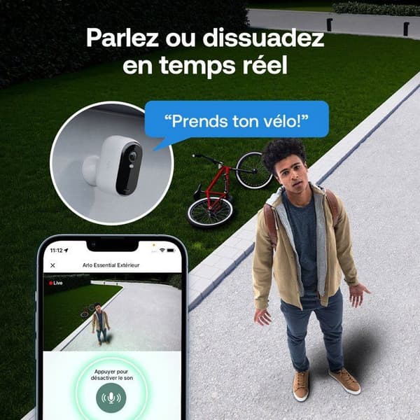 Arlo Essential 3 utomhusövervakningskamera - 3 2K-kameror