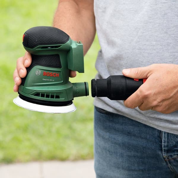 BOSCH EasyOrbit 18V10 Sladdlös Excenterslip - 125mm - 1 x 2,0 Ah Batteri + Laddare
