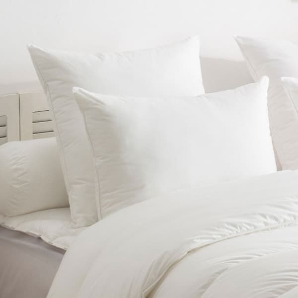 DODO - Set med 4 stora mjuka kuddar - 60 x 60 cm - 100% polyester VOLUPT'AIR - Vit