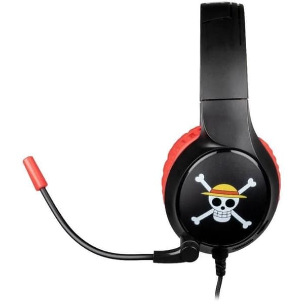 Kabelanslutet spelheadset - KONIX - One Piece - PC, PS4, PS5, Switch och Xbox - Mikrofon - 1,5 m kabel - 3,5 mm jack-uttag - Luffy