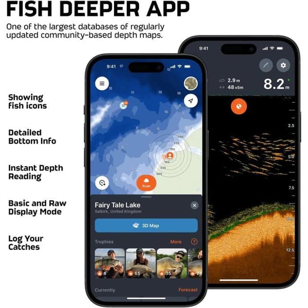 DEEPER Pro+ V2 - Bärbart ekolod