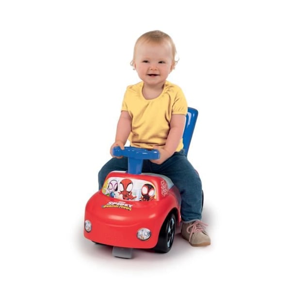 Smoby - Spydey Auto Carrier - Trotteur Function - Direction ratt