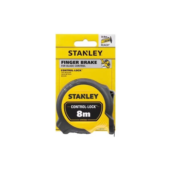 Mått 8M X 25MM dubbelmärkt STANLEY MAGNETIC CONTROL-LOCK - STHT37232-0