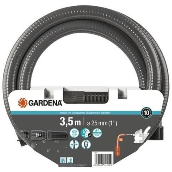 GARDENA Sugutrustning - Gänga G 1 - Diameter 25 mm - 3,5 m - 1411-20
