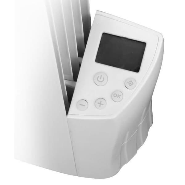 Elektrisk tröghetsradiator - 900W - WARM TECH - 230V - Upp till 35m3 - Vit