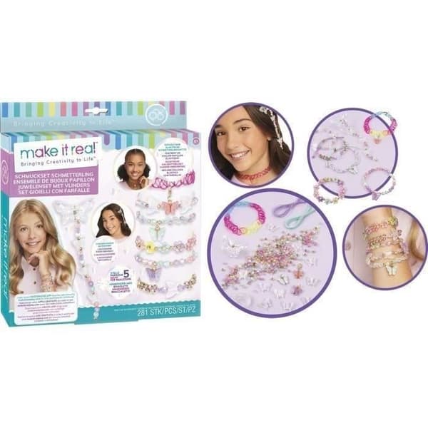 Smyckesskapande spel - LANSAY - 41323 - Make It Real - Bijoux Papillon