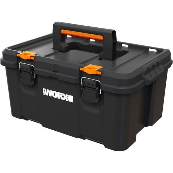 Verktygslåda - WORX BY KETER - STACK N ROLL - 48 x 33 x 26 cm - Svart