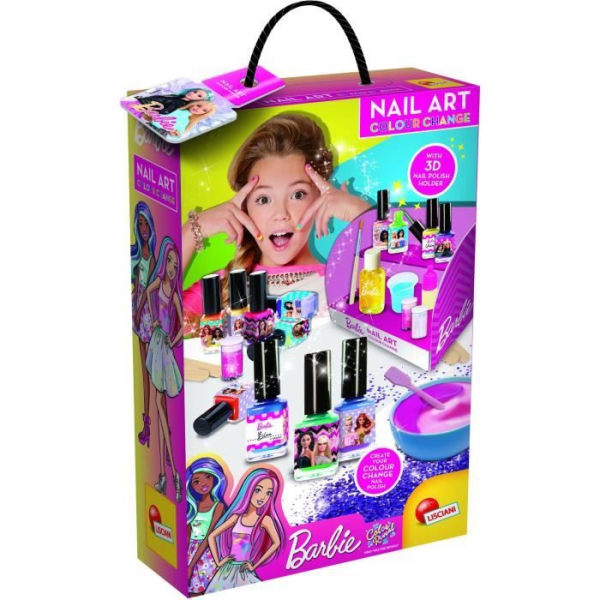 Nagellack för att skapa som ändrar färg - Barbie nail art färg - LISCIANI
