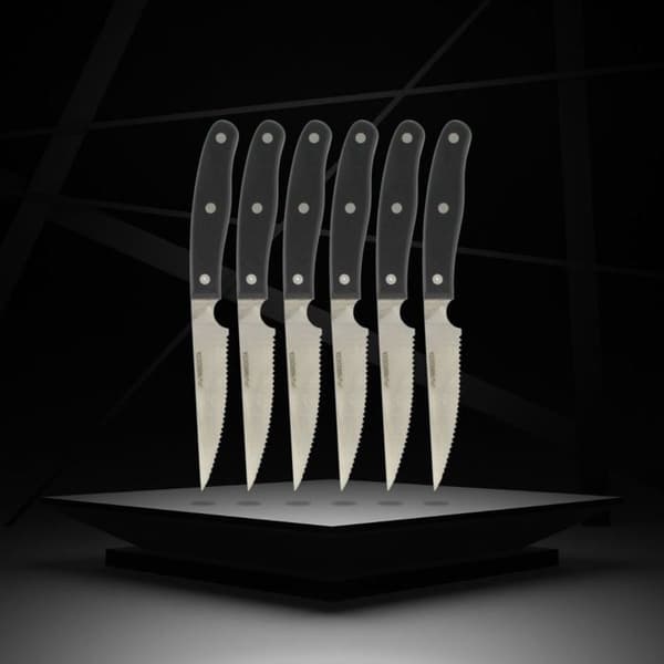 Set med 6 stekknivar - NIROSTA - 22 cm
