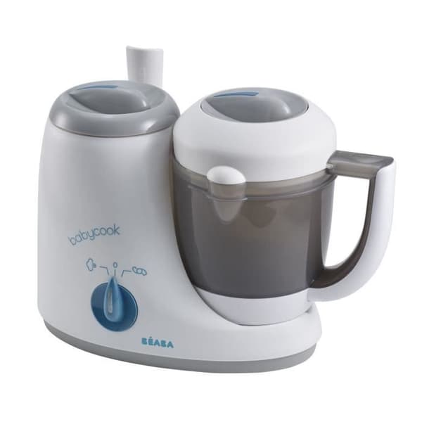 BEABA Babymatprocessor 4 i 1 - Babycook Original grå / blå