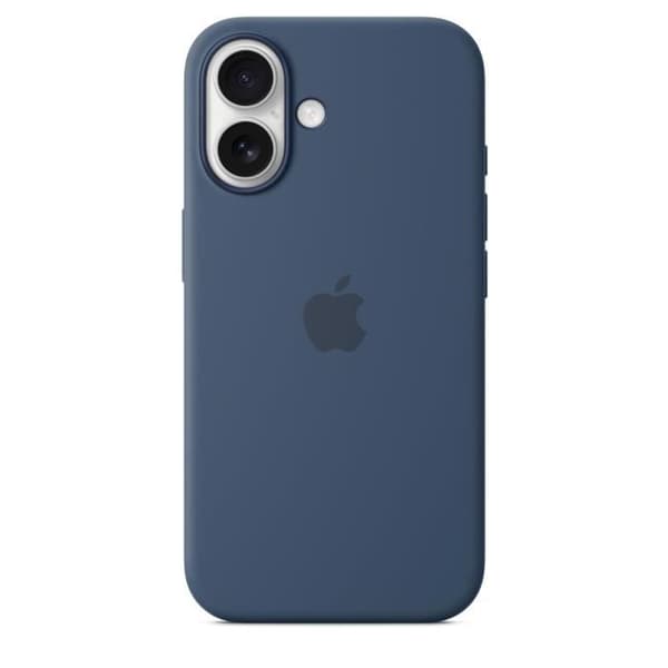APPLE iPhone 16 - Silikonfodral med MagSafe - Denim