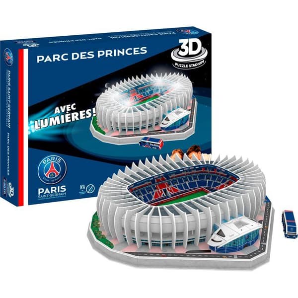 3D-pussel - MEGABLEU - Paris Saint-Germain-stadion - 111 bitar - LED - Från 7 år