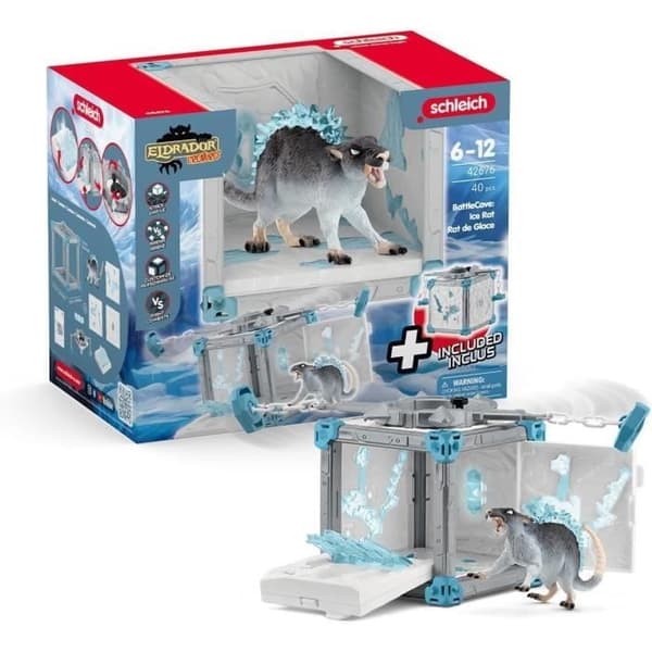 BattleCave Ice Rat, Arena Expansion, SCHLEICH 42676 Eldrador Creatures, 7 år