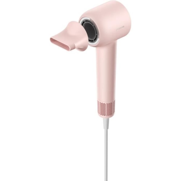 DREAME Hair Gleam Pink kompakt hårtork - Kraftfull 1600 Watt motor - 110 000 rpm - 4 torklägen