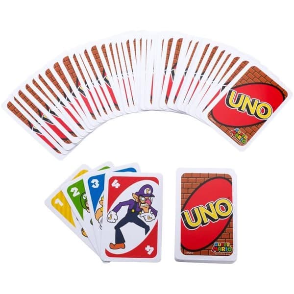 Uno - Uno Super Mario Bros - Kortspel - 7 år