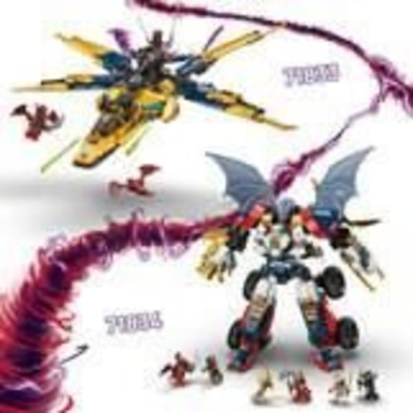 LEGO NINJAGO 71834 Zanes Ultra Combo Robot - 4-i-1 byggset för åldrar 9