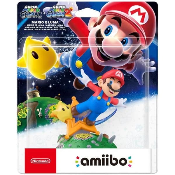 Amiibo-figur - Mario & Luma  Super Mario-samlingen