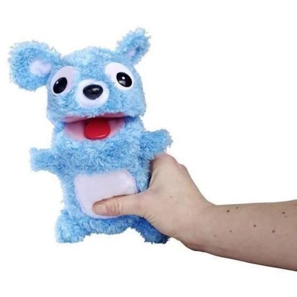 Smoby - Screamerz - Rolig interaktiv plyschleksak - Björn - 25 cm - Ljud när du skakar den eller trycker på knappen