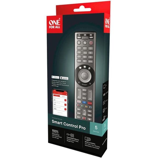 Universell fjärrkontroll - Smart Control Pro - 8-i-1