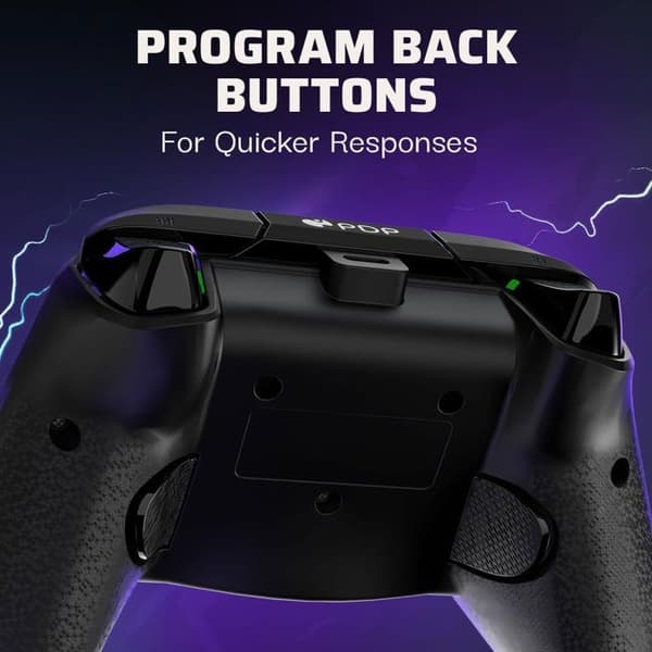 Gamepad - Xbox - Rematch Glow Advanced - Kabelansluten - Jolt Green - PDP