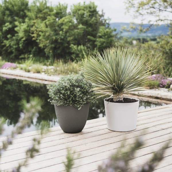 PoeTIC Round Element Pot 50 - Skiffer
