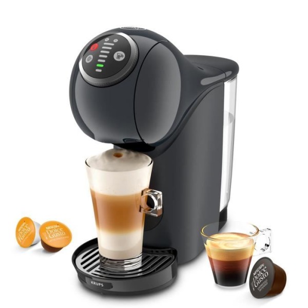 KRUPS Nescafé Dolce Gusto Multidrink kaffemaskin, Kompakt, Högtryck, XL-funktion, Automatisk avstängning, Genio S KP340B10