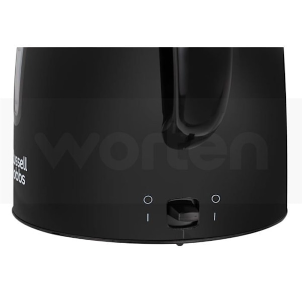 RUSSELL HOBBS 22591-70 - Textures Plus vattenkokare - 1,7L - 2400 W - Svart