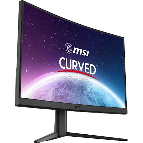 Skärm Gamer Curved - MSI - G24C4 E2 - 24 FHD - VA panel - 180Hz - 1ms - Adaptiv synk - 2 HDMI 1 DP