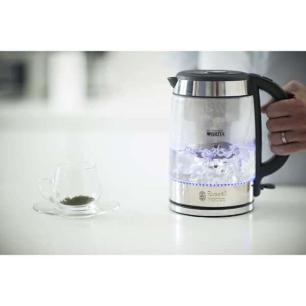 RUSSELL HOBBS 20760-57 - Vattenkokare med klarhet med BRITA-filtrering - 1 L - 2200 W