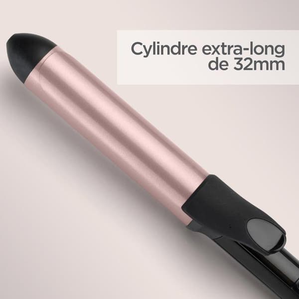 32mm Locktång - BABYLISS - C452E - Keramisk Kvarts - Mjuka Lockar - 6 Temperaturinställningar
