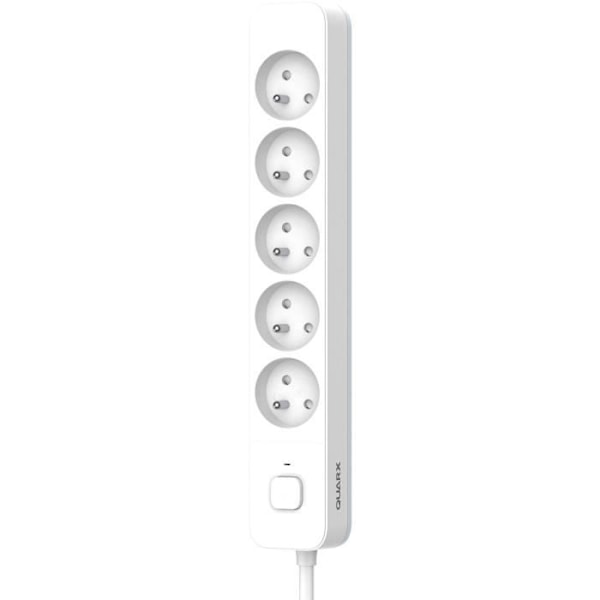 Eldosa - QUARX - 5 uttag - Med 3m kabel, barnskydd