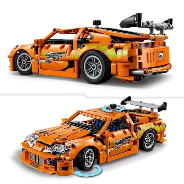 LEGO Technic 42204 Fast and Furious Toyota Supra MK4 - Leksaksbil för pojkar från 9 år och uppåt